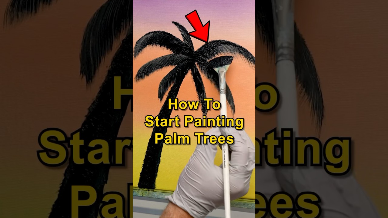 How To Start Painting Palm Trees In Oil 