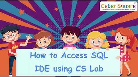Cyber Square Grade 7 Module 3 - How to Access SQL pad for  MySQL
