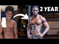 INSANE 2 YEAR NATURAL Transformation