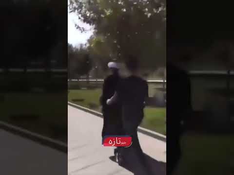 عمامه پرانی آخوند در ایران سری جدید عمامه پرانی مهسا امینی آخوند اعتراضات سراسری 