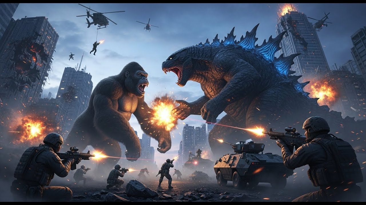 epic clash king kong and godzilla battle the special forces
