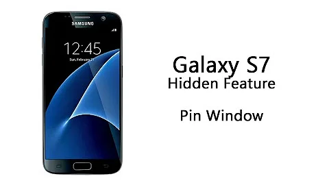 Galaxy S7 Hidden Feature | Pin Window