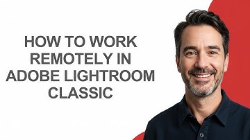 How to Work Remotely In Adobe Lightroom Classic - KevinHowTo
