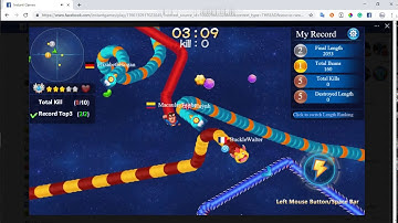 #3 Chơi rắn cùng HNT | Snake.io