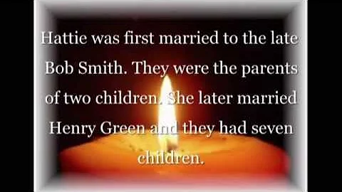 The Descendants of Hattie Smith-Green