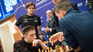 The game that made Magnus Carlsen the World Blitz Champion 2023 | Carlsen vs Aronian