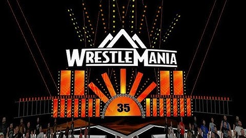 WR3D|WRESTLEMANIA 35 CUSTOM ARENA|BY RATED RRS AND Y.A.K|LINK IN DESCRIPTION