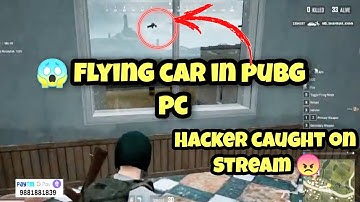 PUBG HACKER CAUGHT ON LIVE STREAM | FLYING CAR HACK | STREAM HIGHLIGHTS #dopeashgamer