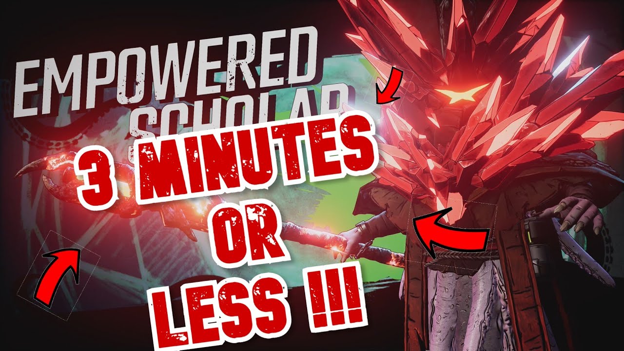 How to beat the EMPOWERED SCHOLAR IN 3 MINUTES OR LESS ON MAYHEN 4/TVH  (no glitches or exploits)