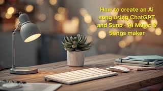 How to create a song using ChatGPT & Suno - AI Music & Songs Maker? AI ကိုသုံးပြီး သီချင်းဖန်တီးမယ် screenshot 1