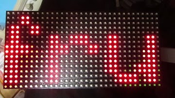 【Arduino】ＲＧＢフルカラードットマトリクスＬＥＤパネル　１６ｘ３２ドット　サンプルプログラムの実行