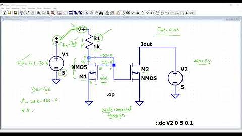 How to Design a MOS Current Mirror | Analysis and Simulations