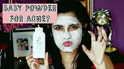 BABY POWDER FOR ACNE??? WTF| WEIRD HACK TESTED ||DebleenaBiswas