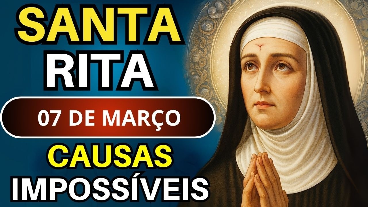 TERÇO DE SANTA RITA🌹07/03/26 | Receba Paz no Coração 🙏🏻