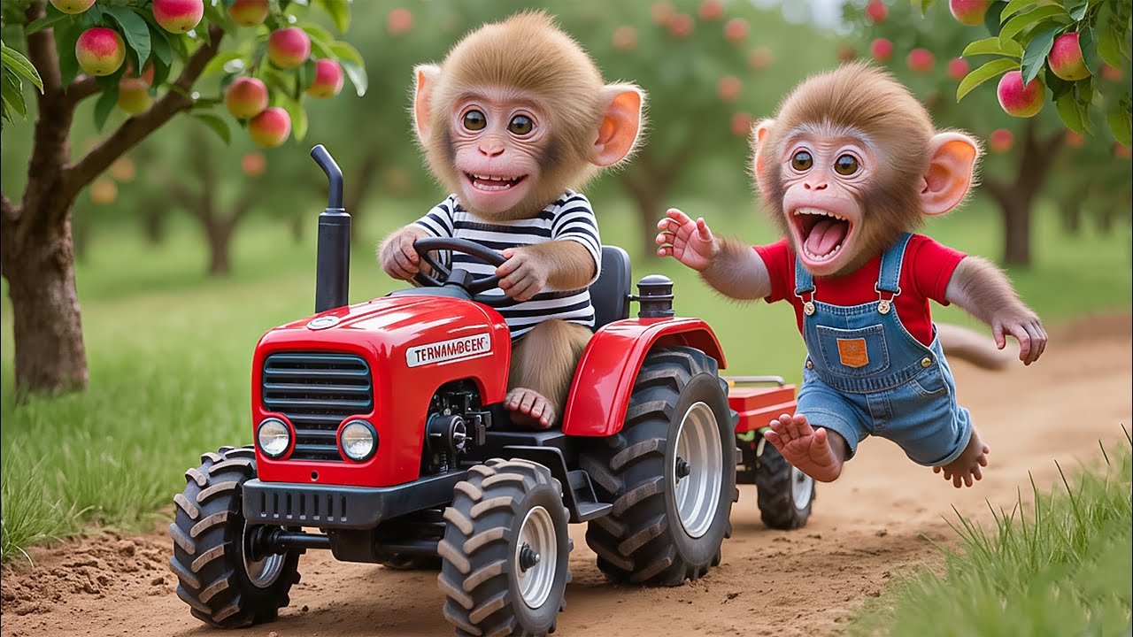 Monkey NaNa’s Zebra Farm Chaos! A Wheel Thief Strikes… But NaNa’s Smart Trap Changes EVERYTHING! 😱💥