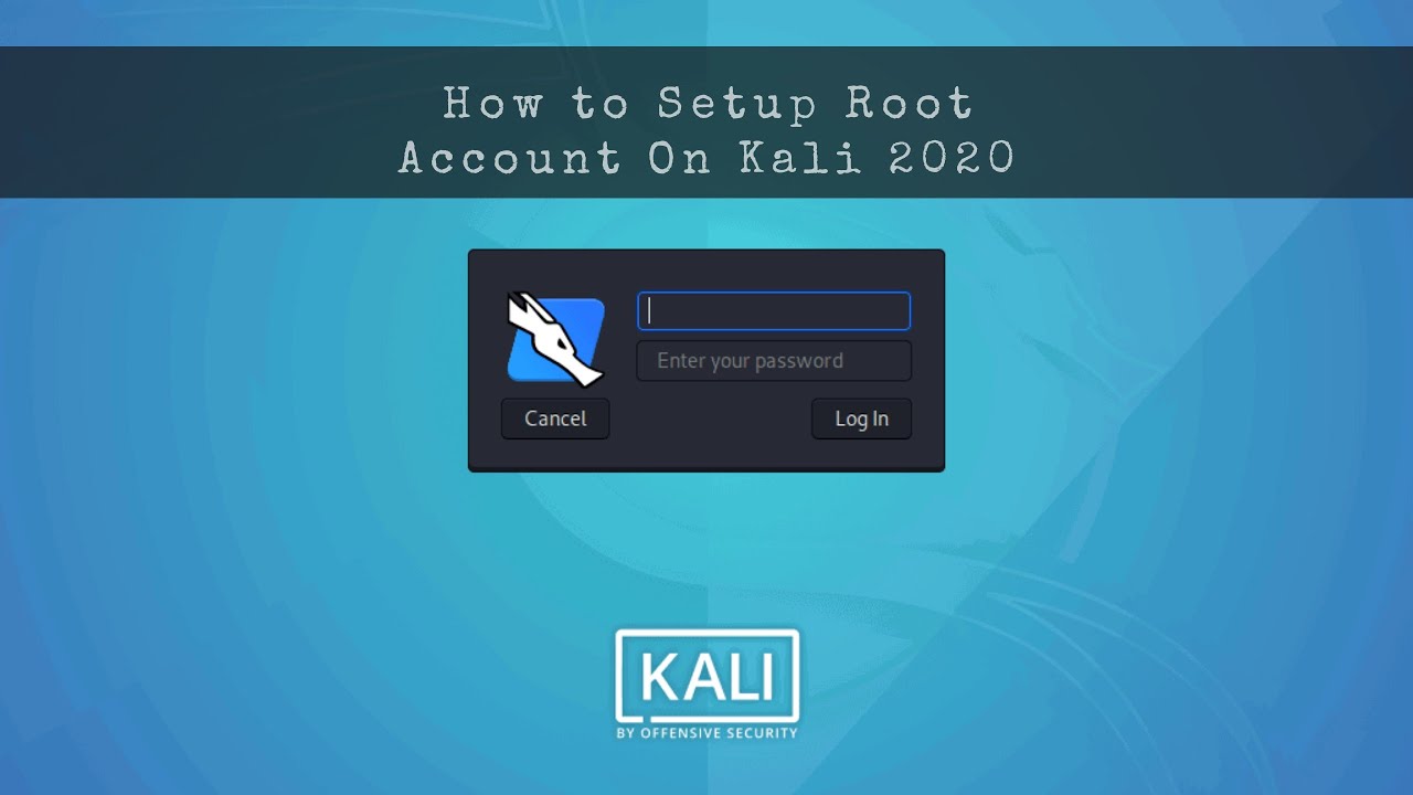 How To Setup Root Account On Kali 2020 - YouTube
