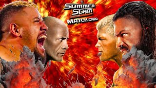 WWE SummerSlam 2024 - MATCH CARD PREDICTION