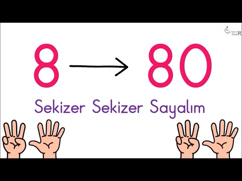 SEKİZER SEKİZER 80'E KADAR RİTMİK SAYMA - 1 SAAT KESİNTİSİZ - ÖZEL EĞİTİM