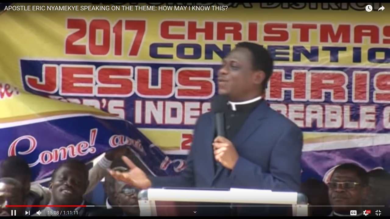 How May I Know This? - Apostle Eric Nyamekye