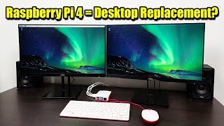 Raspberry Pi 4 = Desktop Replacement? Official Pi4 Desktop Kit Setup And Usage