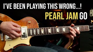 How to ACTUALLY Play Go by Pearl Jam  | Stone Gossard Guitar Lesson