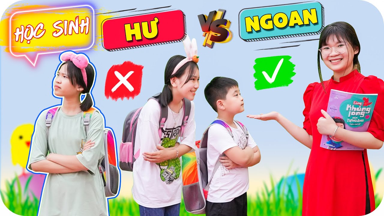 Sự Khác Nhau Học Sinh Hư VS Học Sinh Ngoan ♥ Min Min TV Minh Khoa