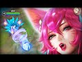 Spirit blossom ahri gameplay pentakill  build  runes  wild rift