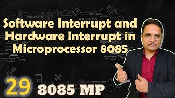 Software Interrupt vs Hardware Interrupt in 8085 Microprocessor: Key Differences