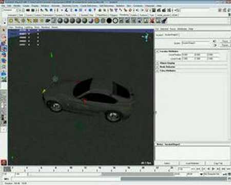 bmw z4 in maya viewport