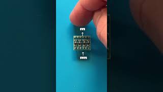 ESP32 + LCD1602 (Hello World Blink) Using a Logic Level Shifter  #iot #arduino #esp32 #shorts