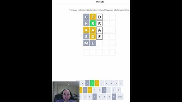 Verticle #Wordle: puzzle for 20 Mar 25  #variant #wordgames #puzzle #speedsolving #puzzlegame