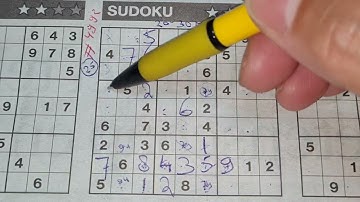 Wednesday. Bonus Extra edition (#4992) Three Stars Sudoku puzzle. 08-10-2022 part 1 of 4