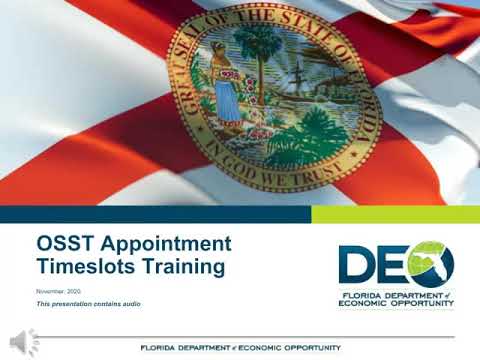 OSST Appointment Timeslots Training