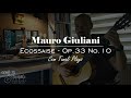 Mauro giuliani  op33 no10  cem tunal plays  classical guitar  guitar song 