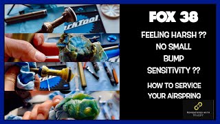 How to service your fox 38 Air spring - Feeling harsh ? No small bump sensitivity ? screenshot 5