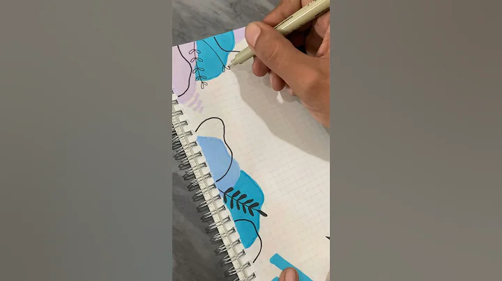 Easy front page design for school projects and idea note journals | Aesthetic Girl #shorts #howto