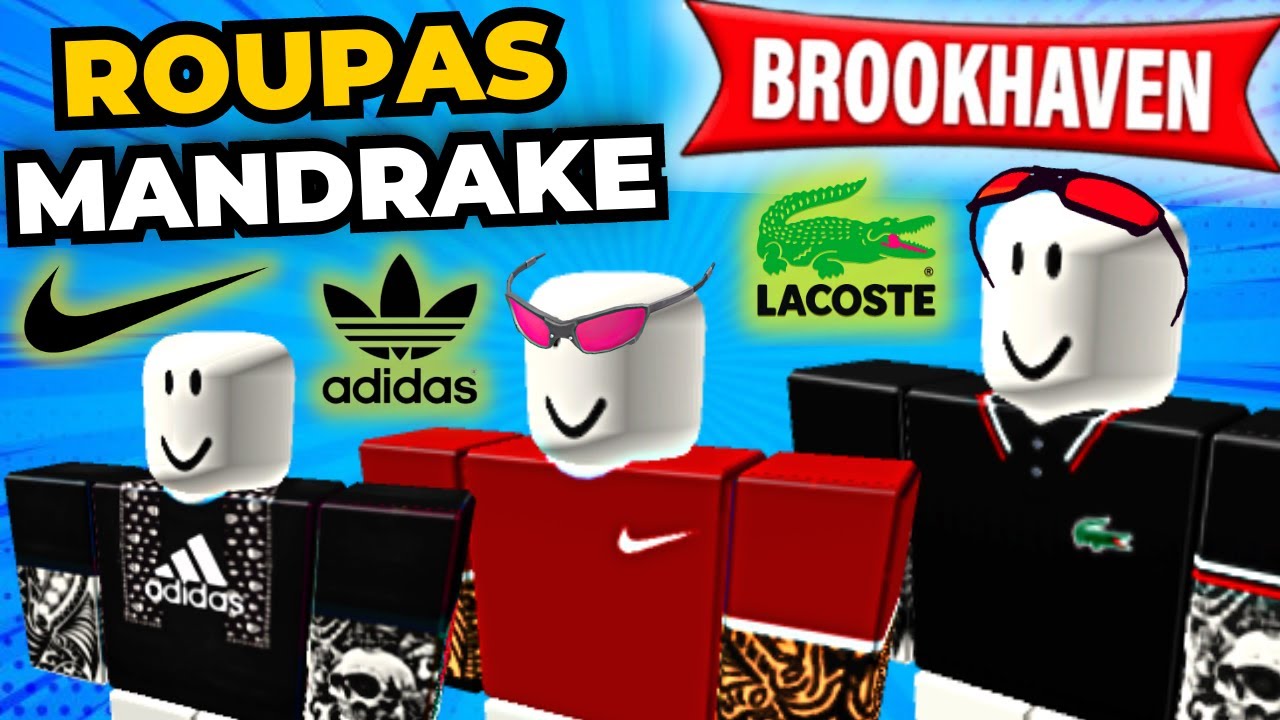 Pegue GRÁTIS Roupas Mandrake no Brookhaven e Bloxburg - Roblox