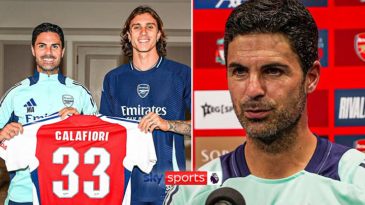 “Very good news for the team" 💪 | Arteta reacts to signing Calafiori