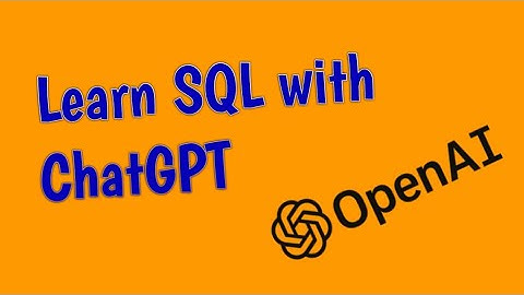 Learn #SQL with Chat GPT