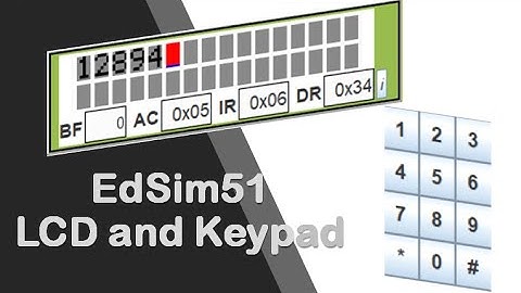 #33a EdSim51 - LCD and Keypad