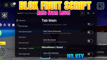 Astral Hub Roblox Script No Key | New Blox Fruits Script Update Best Auto Farm Level