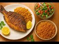 لما السمك من بره يقابل رز أمي متعة الأكل الحقيقي 