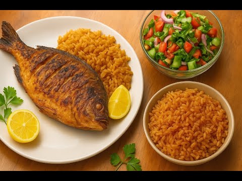 لما السمك من بره يقابل رز أمي متعة الأكل الحقيقي