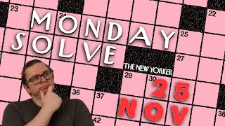 Monday New Yorker Crossword — November 25 2024