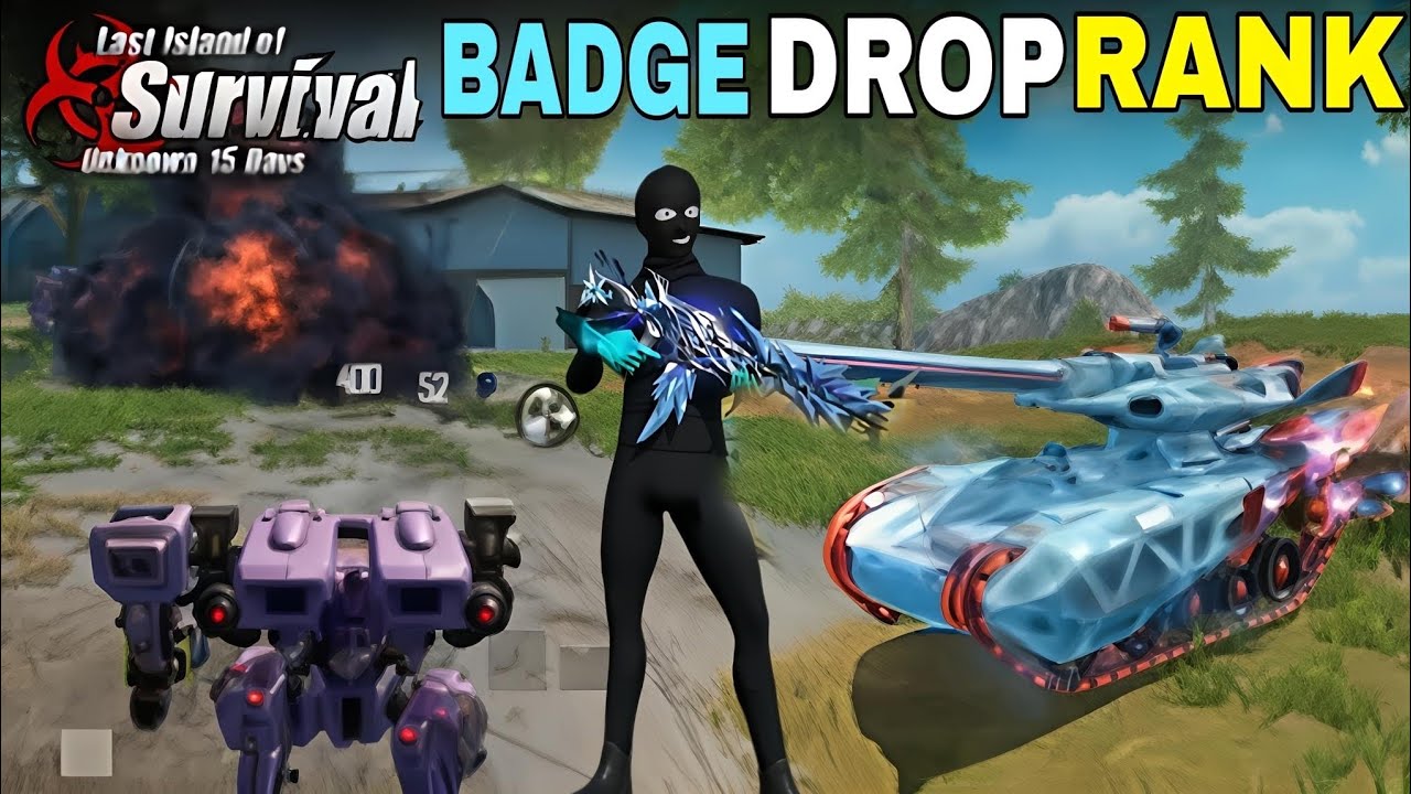 Badge Drop In Ranked Server | Last island of survival gameplay