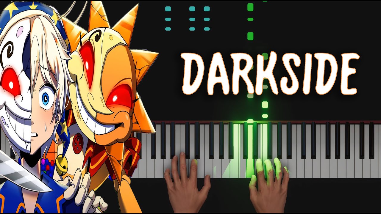 Five Nights at Freddy's Security Breach Animation Neoni - DARKSIDE - Piano Tutorial