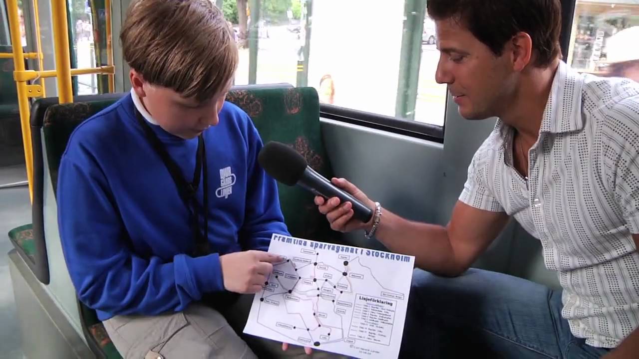 Bild från 13-årige Carl Henrik om Spårväg City
