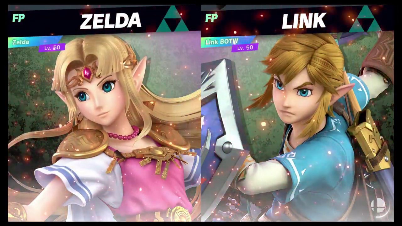 Super Smash Bros Ultimate Amiibo Fights Request #2604 Zelda vs Link ...