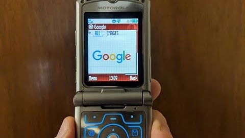 Motorola Razr V3 Internet Setup in 2019