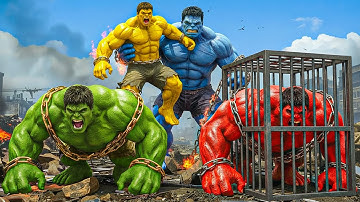 RED HULK vs BLUE HULK EPIC BATTLE! However, SUPERMAN Unexpected SAVE Changes Everything!
